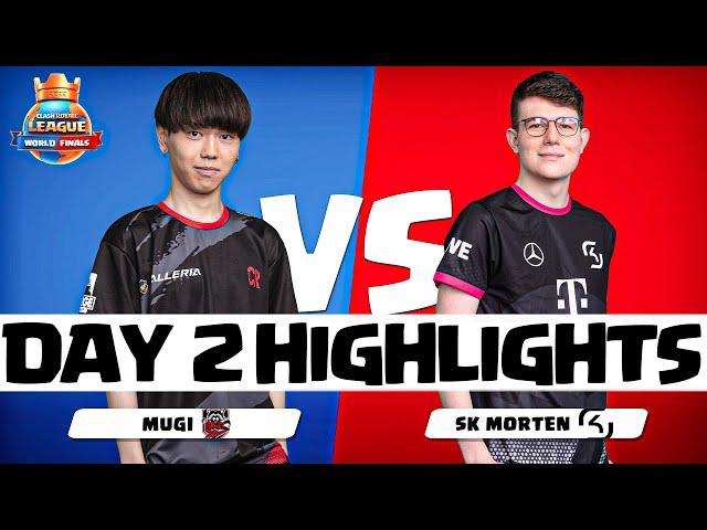 CRL WORLD FINALS Day 2 Casting HIGHLIGHTS! Morten vs Mugi, Mohamed Light vs Sweep | Clash Royale