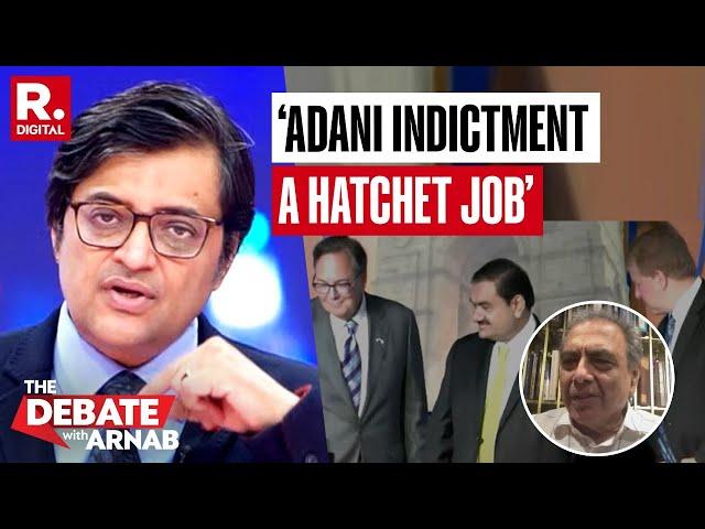 Mahesh Jethmalani Tells Arnab, 'Adani Indictment In US a Hatchet Job' | The Debate With Arnab