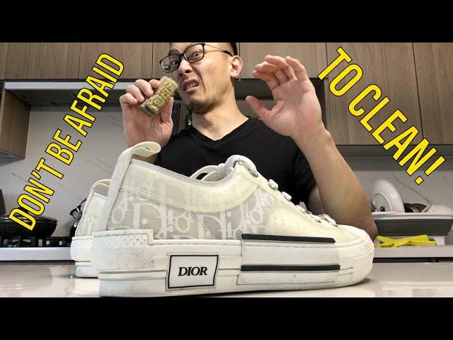 HOW-TO Clean Dior B23 Oblique Low sneakers! | Sneaker Cleaning