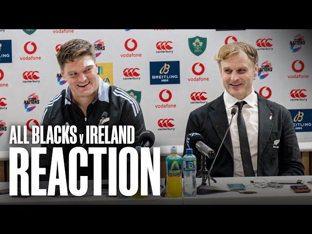 All Blacks INSTANT REACTION to Ireland clash | Press Conference (Dublin)