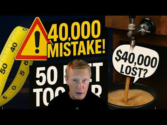 How a 50 Foot Mistake Can Cost Your Bar $40,000 a Year