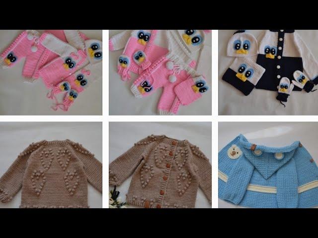 BABY GIRL BOY CARDIGAN SWEATER MODELS/.ERKEK KIZ BEBEK HIRKA KAZAK MODELLERİ