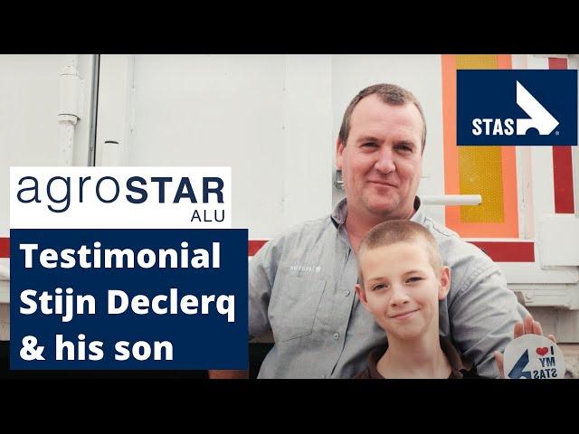 Stijn Declerq and his Agrostar - STAS TRAILERS