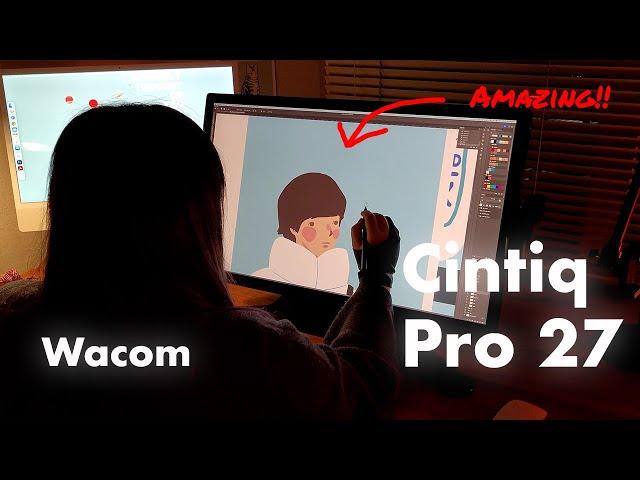 Wacom CINTIQ PRO 27 Unboxing & Review!