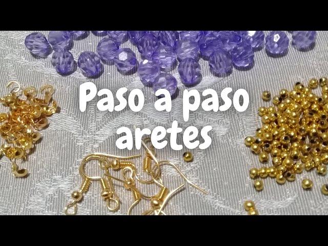 Paso a paso aretes de bisutería hecho a mano #ideas #diy #earrings