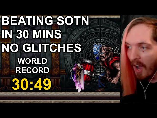 Castlevania: Symphony of the Night Glitchless Speedrun In 30:49 - World Record