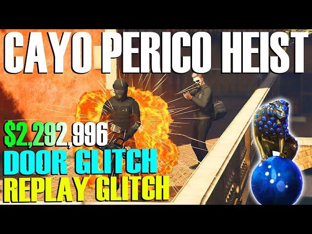 $2292996 Panther Statue, Replay Glitch, Door Glitch in Cayo Perico Heist GTA Online SOLO Money Guide