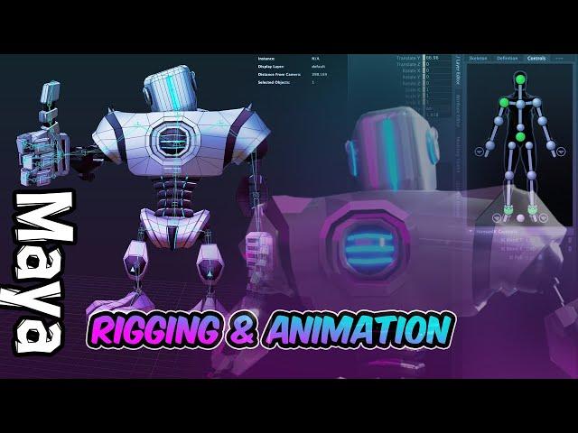 Rigging & Animation with Human IK in Maya 2024