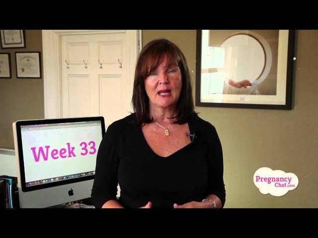 "33 Weeks Pregnant" by PregnancyChat.com @PregChat