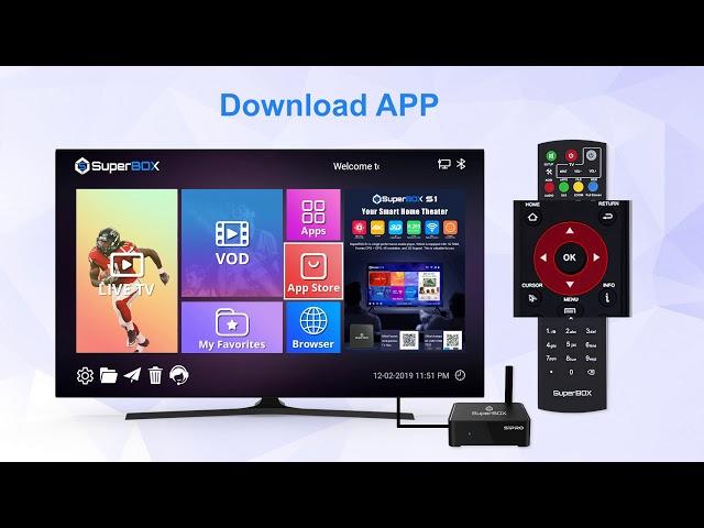 How to download app from app store on Superbox S1 pro