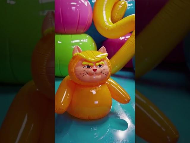 Cute Cat Donald Trump Inflatable Doll 