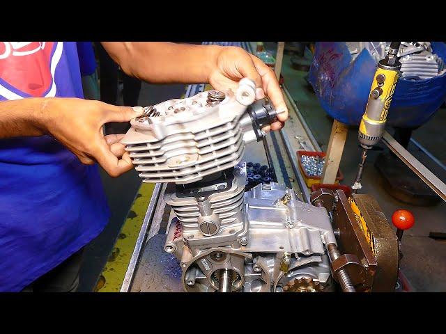 Complete Assembling of a 125cc Motorcycle Engine