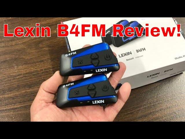 LEXIN B4FM Unboxing Bluetooth headset Helmet installation Review (X button and C jack)
