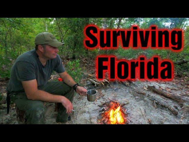 Solo Survival 4 days 3 nights alone in Northwest Florida