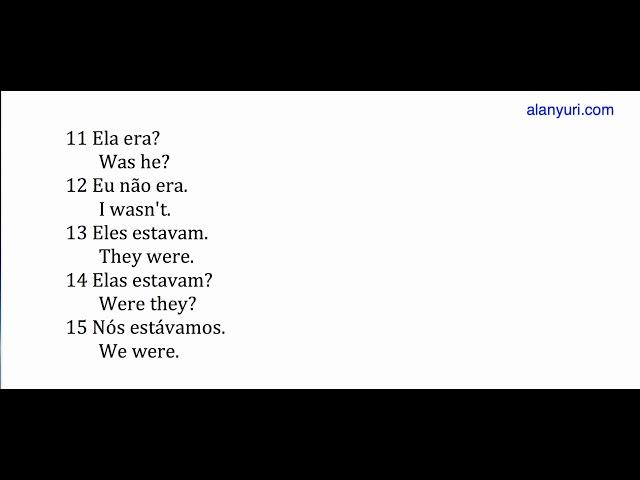 SD - Be (past) - O verbo to be no passado, verb to be in the past tense - Aula de inglês