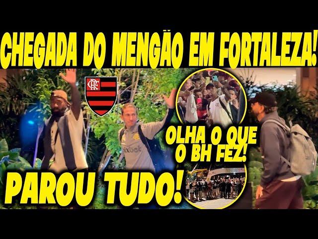 “FICA GABIGOL” TORCIDA DO FLAMENGO INVADE HOTEL DO FLAMENGO NA CHEGADA EM FORTALEZA!