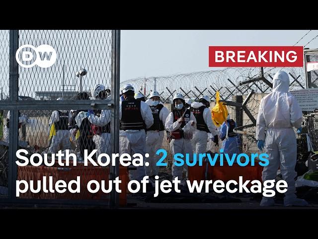 Jeju Air jet crash: Death toll rises to at least 151 people in South Korea | DW News