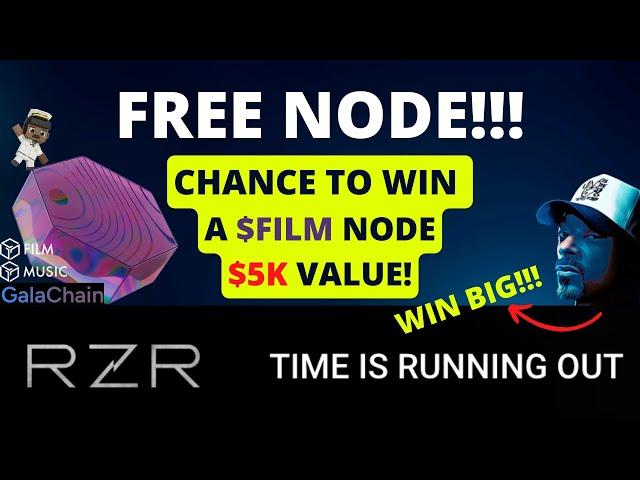 Gala Film Node Giveaway! $5.5k Value! EASY ENTRY! Are you still sleeping $Gala, $Film, & $Music?