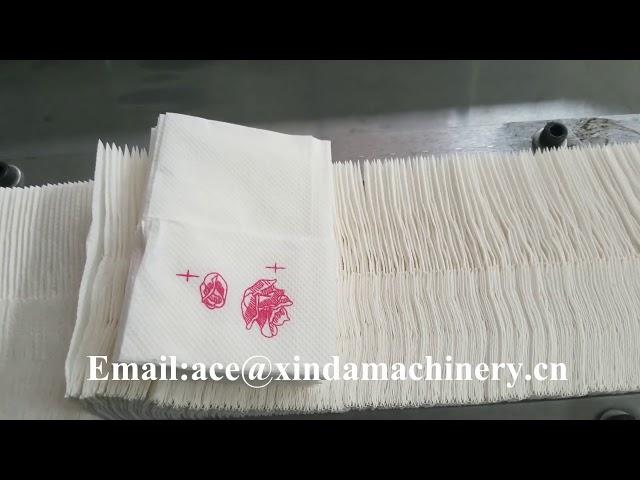 New Condition  L folded multi folded napkin paper serviette tissue making machine