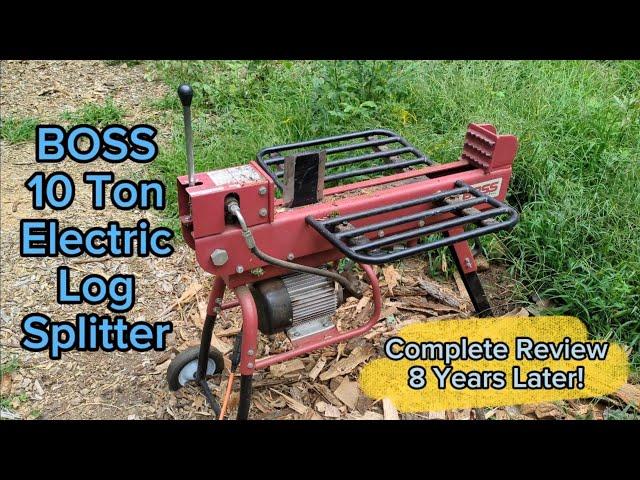 BOSS 10 Ton Electric Log Splitter