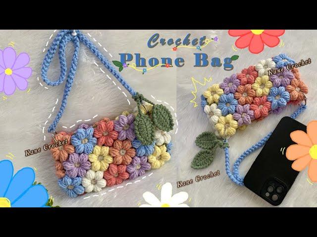 MIND-BLOWING Crochet Flower Designs for Phone Bags Revealed  Crochet Bag