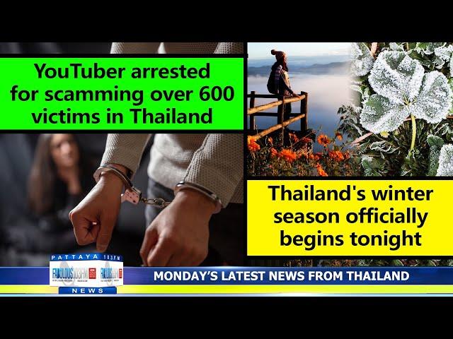 VERY LATEST NEWS FROM THAILAND in English (28 October 2024) from Fabulous 103fm Pattaya