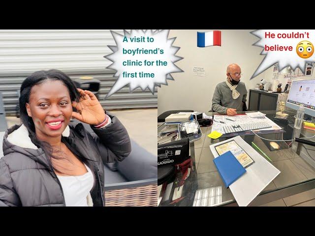 SURPRISE VISIT TO MY FRENCH BOYFRIEND’S CLINIC  #interracial #vlog