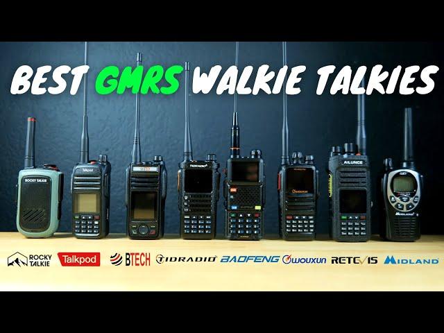 GMRS Walkie Talkie Radio Comparison (BTECH vs Wouxun vs Baofeng vs Rockie Talkie vs Talkpod)