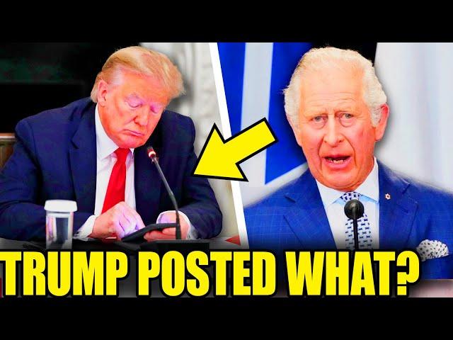 Trump Throws Posting TANTRUM After TORCHED By King Charles!