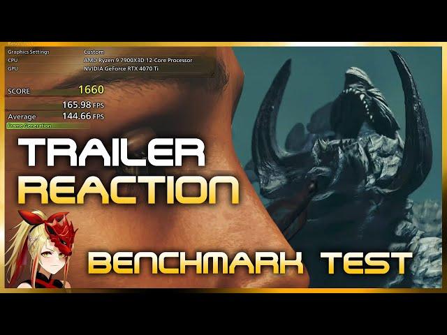 Monster Hunter Wilds Trailer Reaction and Benchmark Test | NEW BETA CONTENT! 4070 Ti/Ryzen 9 7800x3D