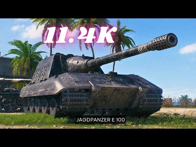 Jagdpanzer E 100 - 11.4K Damage World of Tanks   #wot #worldoftanks