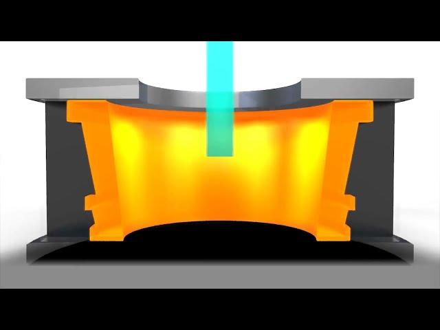 Vertical Centrifugal Casting Animation | MetalTek: Metal Casting Expertise