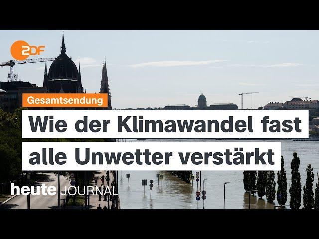 heute journal vom 20.09.2024 Klimawandel, Brandenburg-Wahl, Luftschlägen Israels gegen die Hisbollah