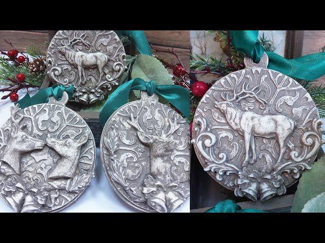 Handmade Rustic Christmas Crafts  Air Dry Clay Ideas