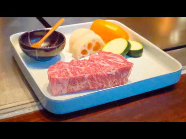 $276 Wagyu Beef Sirloin - Teppanyaki in Tokyo Japan.「Keyakizaka Grand Hyatt Tokyo」