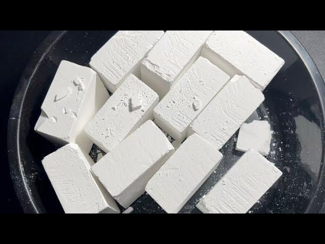 AsmrPowderDream| 12 Perfectly Soft & Crunchy Plain Jane Gymchalk Blocks| Satisfying