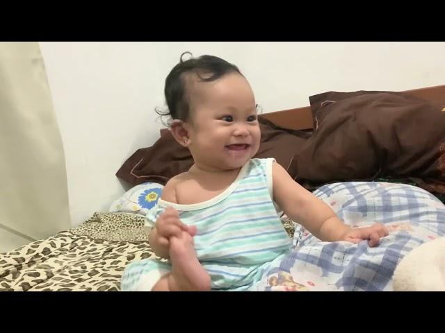 7 Months Old Baby Laughing | Juvelyn Tambolero