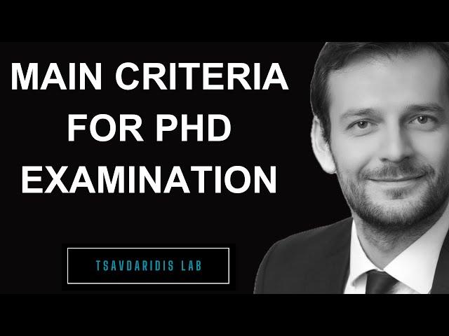 How the examiners assess the quality of PhD thesis and candidate  | E11