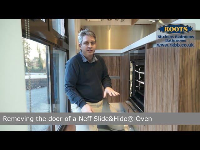 Removing a Neff Slide&Hide oven door (and what to do when it won't go back on)