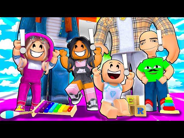 DAYCARE KIDS GET ADOPTED BY A MILLION DOLLAR FAMILY! ROBLOX