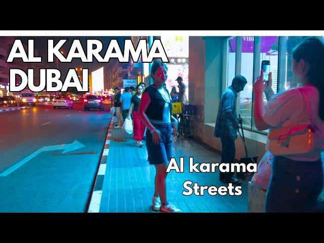 Dubai Latest Walk, ADCB Al Karama Street, Night Walk