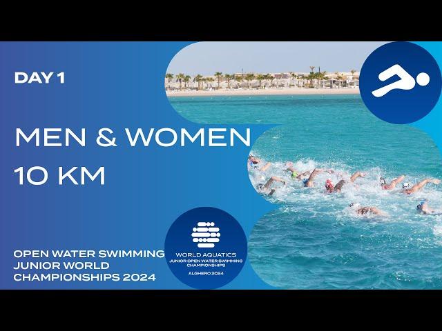 Men & Women 10 km | Final | World Aquatics Open Water Swimming Junior World Championships 2024