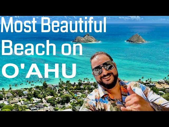 The Most Beautiful Beach on Oahu | Lanikai Beach | Lanikai Pillbox Hike #kailua #hawaii #travelvlog