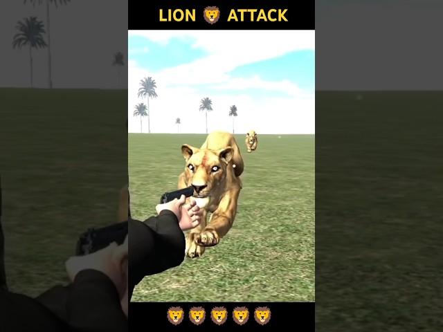 LION  ATTACK ON MR BEAST || INDIAN BIKE DRIVING 3D GAME  #indianbikesdriving3d #viralshort