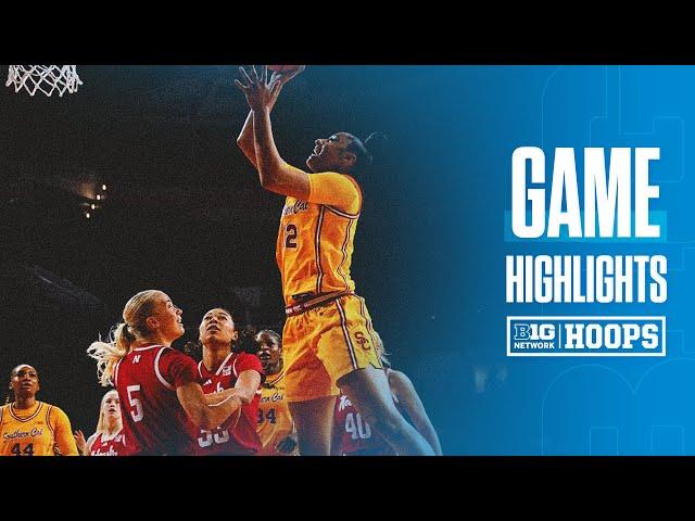 Nebraska at USC | HIGHLIGHTS | Big Ten Women's Basketball | 01/01/2025