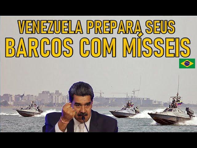 VENEZUELA prepara seus BARCOS de MÍSSEIS entregues pelo IRÃ! #military #militar #geopolitica