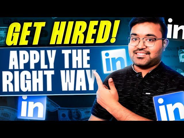 LinkedIn job search hacks and tips | how to apply jobs in 2024 | internships | shashwat tiwari