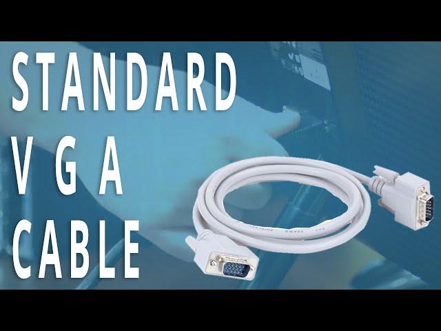 Easy To Use Economy VGA Cable - Perfect For Video On A Budget!