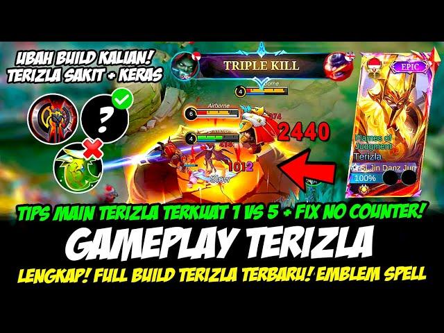 CARA MAIN TERIZLA TERKUAT + COMBO SAKIT TERIZLABUILD TERIZLA TERSAKIT 2024GAMEPLAY TERIZLA EXP