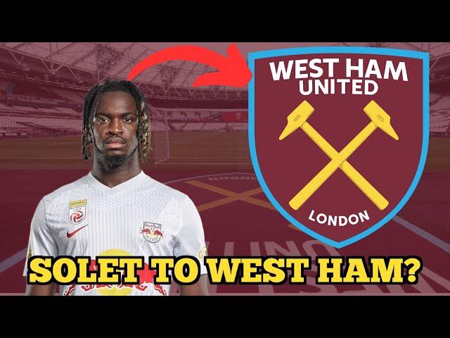 Oumar Solet Would Be An INTERESTING Move For West Ham...Here's Why